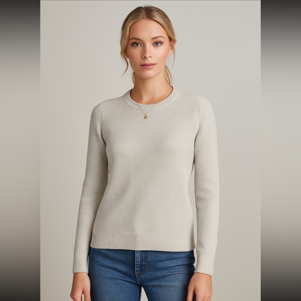 Rag & bone crewneck seater light grey small